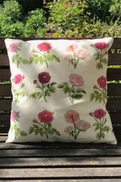 Housse Coussin 40 X 40cm Roses De Joséphine