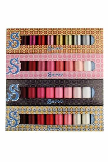 Huit Bobines Fil De Soie Rose Shocking Boîte Cadeau 4 Huit Bobines Fil De Soie Rose Shocking Boîte Cadeau – Image 4