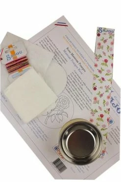 Kit Broderie Boîte Rose Manteau Pourpre -artisanat Soldes Magasin kit broderie boite rose manteau pourpre 2