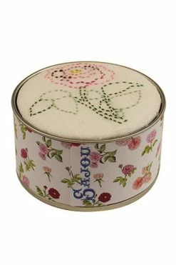 Kit Broderie Boîte Rose Proliféra Redouté
