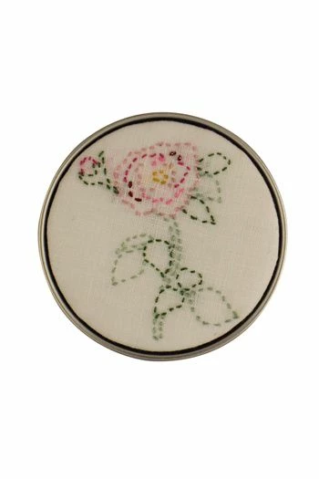 Kit Broderie Boîte Rose Quatre Saisons 2 Kit Broderie Boîte Rose Quatre Saisons – Image 2