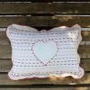 Kit Coussin Broderie Cœur