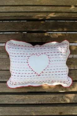 Kit Coussin Broderie Cœur