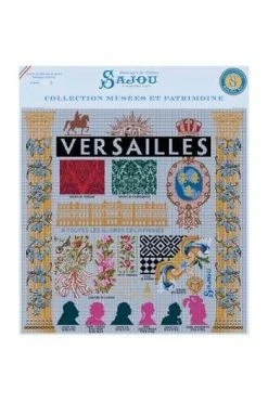 Kit De Point De Croix Château De Versailles -artisanat Soldes Magasin kit de point de croix chateau de versailles 1