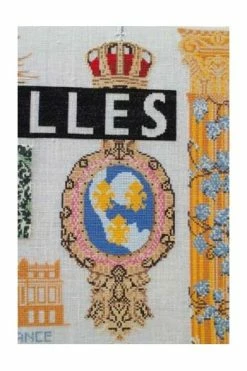 Kit De Point De Croix Château De Versailles -artisanat Soldes Magasin kit de point de croix chateau de versailles 5