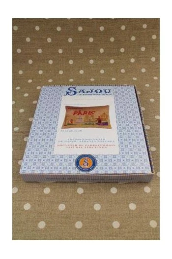 Kit De Point De Croix Coussin Paris - Aïda 5 Kit De Point De Croix Coussin Paris - Aïda – Image 5