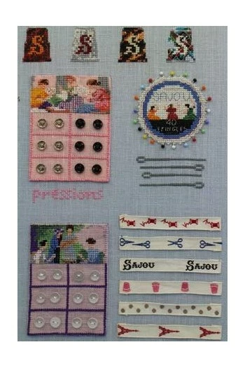 Kit De Point De Croix Histoire Mercerie Sajou 6 Kit De Point De Croix Histoire Mercerie Sajou – Image 6