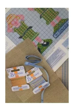 Kit De Point De Croix Petite Fille Sajou Marie 10 Kit De Point De Croix Petite Fille Sajou Marie -artisanat Soldes Magasin kit de point de croix petite fille sajou marie 3