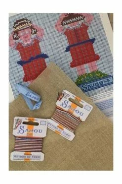 Kit De Point De Croix Petite Fille Sajou Rosalie -artisanat Soldes Magasin kit de point de croix petite fille sajou rosalie 2