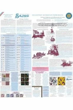 Kit De Point De Croix Toiles De Jouy Historiques -artisanat Soldes Magasin kit de point de croix toiles de jouy historiques 3