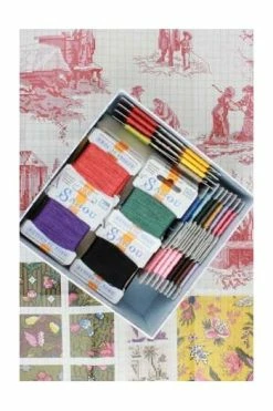 Kit De Point De Croix Toiles De Jouy Historiques -artisanat Soldes Magasin kit de point de croix toiles de jouy historiques 4