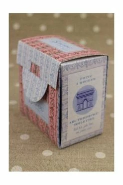 Kit Point De Croix Boîte Arc De Triomphe Bleu -artisanat Soldes Magasin kit point de croix boite arc de triomphe bleu 3