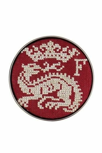 Kit Point De Croix Boîte François Ier Cerise/TK 2 Kit Point De Croix Boîte François Ier Cerise/TK – Image 2