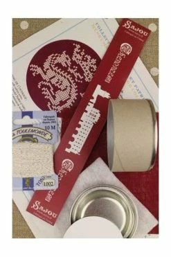 Kit Point De Croix Boîte François Ier Cerise/TK 9 Kit Point De Croix Boîte François Ier Cerise/TK -artisanat Soldes Magasin kit point de croix boite francois ier cerise tk 2