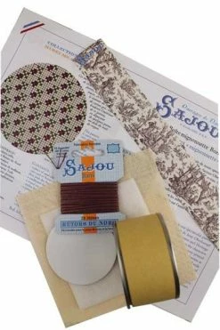 Kit Point De Croix Boîte Mignonnette Bordeaux -artisanat Soldes Magasin kit point de croix boite mignonnette bordeaux 2