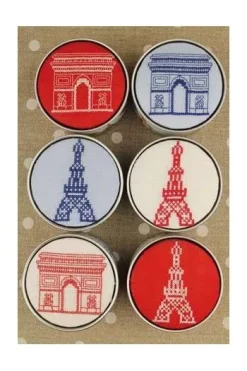Kit Point De Croix Boîte Tour Eiffel Rouge 11 Kit Point De Croix Boîte Tour Eiffel Rouge -artisanat Soldes Magasin kit point de croix boite tour eiffel rouge 5