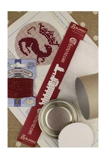 KIt Point De Croix Claude De France Blanc/TK 3 KIt Point De Croix Claude De France Blanc/TK – Image 3