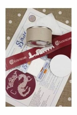 KIt Point De Croix Claude De France Cerise/RN 9 KIt Point De Croix Claude De France Cerise/RN -artisanat Soldes Magasin kit point de croix claude de france cerise rn 2