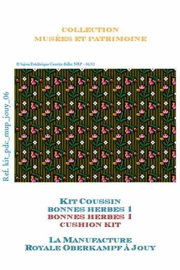 Kit Point De Croix - Coussin Bonnes Herbes 1 2 Kit Point De Croix - Coussin Bonnes Herbes 1 – Image 2