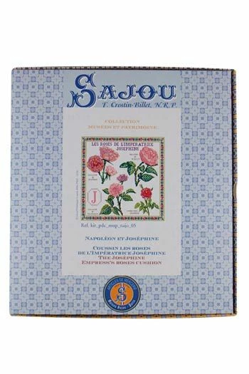 Kit Point De Croix Coussin Roses De Joséphine 10 Kit Point De Croix Coussin Roses De Joséphine – Image 10