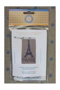 Kit Point De Croix étui Tour Eiffel Bleue 9 Kit Point De Croix étui Tour Eiffel Bleue -artisanat Soldes Magasin kit point de croix etui tour eiffel bleue 1