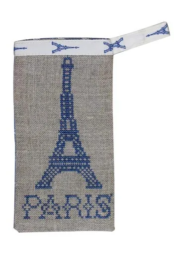 Kit Point De Croix étui Tour Eiffel Bleue 1 Kit Point De Croix étui Tour Eiffel Bleue