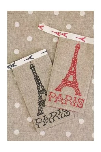 Kit Point De Croix étui Tour Eiffel Noire 7 Kit Point De Croix étui Tour Eiffel Noire – Image 7