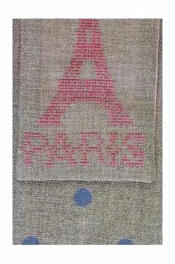 Kit Point De Croix étui Tour Eiffel Rose -artisanat Soldes Magasin kit point de croix etui tour eiffel rose 3