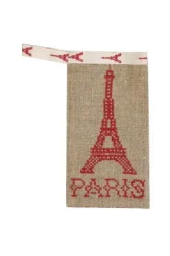 Kit Point De Croix étui Tour Eiffel Rouge