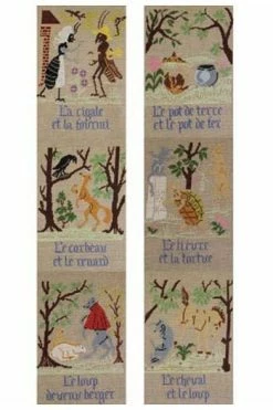 Kit Point De Croix Fables De La Fontaine épisode 1