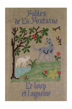 Kit Point De Croix Fables De La Fontaine épisode 2 -artisanat Soldes Magasin kit point de croix fables de la fontaine episode 2 2