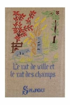 Kit Point De Croix Fables De La Fontaine épisode 2 -artisanat Soldes Magasin kit point de croix fables de la fontaine episode 2 7