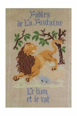 Kit Point De Croix Fables De La Fontaine épisode 3 -artisanat Soldes Magasin kit point de croix fables de la fontaine episode 3 2
