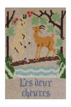 Kit Point De Croix Fables De La Fontaine épisode 3 -artisanat Soldes Magasin kit point de croix fables de la fontaine episode 3 4