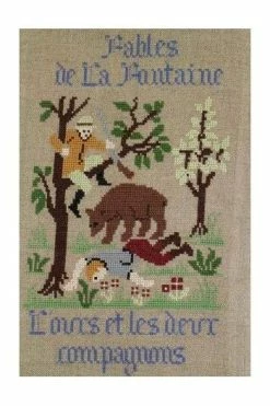Kit Point De Croix Fables De La Fontaine épisode 4 13 Kit Point De Croix Fables De La Fontaine épisode 4 -artisanat Soldes Magasin kit point de croix fables de la fontaine episode 4 2