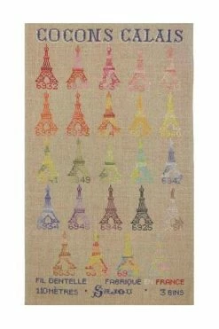 Kit Point De Croix Fil Broderie Retors Du Nord -artisanat Soldes Magasin kit point de croix fil broderie retors du nord 7