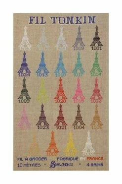 Kit Point De Croix Fil Broderie Retors Du Nord -artisanat Soldes Magasin kit point de croix fil broderie retors du nord 8