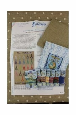 Kit Point De Croix Fil Broderie Tonkin 11 Kit Point De Croix Fil Broderie Tonkin -artisanat Soldes Magasin kit point de croix fil broderie tonkin 1