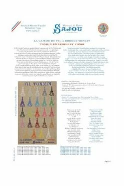 Kit Point De Croix Fil Broderie Tonkin 12 Kit Point De Croix Fil Broderie Tonkin -artisanat Soldes Magasin kit point de croix fil broderie tonkin 2