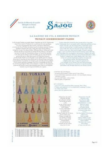 Kit Point De Croix Fil Broderie Tonkin 4 Kit Point De Croix Fil Broderie Tonkin – Image 4