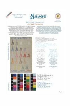 Kit Point De Croix Fil Dentelle Cocons Caudry 12 Kit Point De Croix Fil Dentelle Cocons Caudry -artisanat Soldes Magasin kit point de croix fil dentelle cocons caudry 2