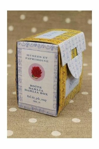 Kit Point De Croix Fleur Boîte Dahlia 4 Kit Point De Croix Fleur Boîte Dahlia – Image 4