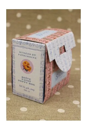 Kit Point De Croix Fleur Boîte Pavot 4 Kit Point De Croix Fleur Boîte Pavot – Image 4