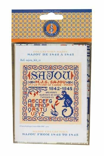 Kit Point De Croix Histoire Mercerie Sajou 1842-1845 6 Kit Point De Croix Histoire Mercerie Sajou 1842-1845 – Image 6