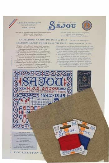 Kit Point De Croix Histoire Mercerie Sajou 1842-1845 7 Kit Point De Croix Histoire Mercerie Sajou 1842-1845 – Image 7
