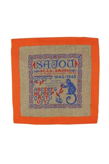 Kit Point De Croix Histoire Mercerie Sajou 1842-1845 1 Kit Point De Croix Histoire Mercerie Sajou 1842-1845