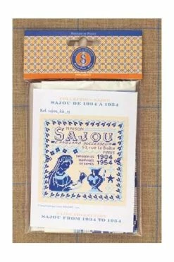 Kit Point De Croix Histoire Mercerie Sajou 1934 -1954 -artisanat Soldes Magasin kit point de croix histoire mercerie sajou 1934 1954 2