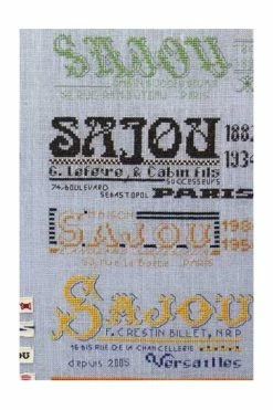 Kit Point De Croix Histoire Mercerie Sajou 1934 -1954 -artisanat Soldes Magasin kit point de croix histoire mercerie sajou 1934 1954 5