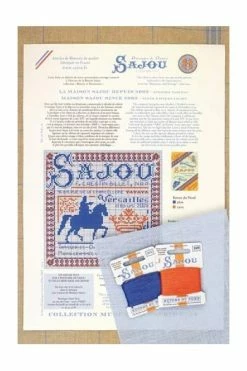 Kit Point De Croix Histoire Mercerie Sajou 2005 -artisanat Soldes Magasin kit point de croix histoire mercerie sajou 2005 3