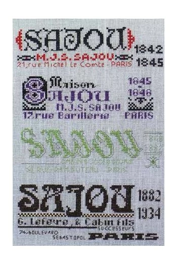 Kit Point De Croix Histoire Mercerie Sajou1848-1882 7 Kit Point De Croix Histoire Mercerie Sajou1848-1882 – Image 7
